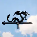 Флюгер "Дракон извивается" большой 50х60см  - фото 2