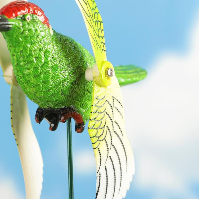 Декоративный штекер "Колибри" с крутящимися крыльями, микс 