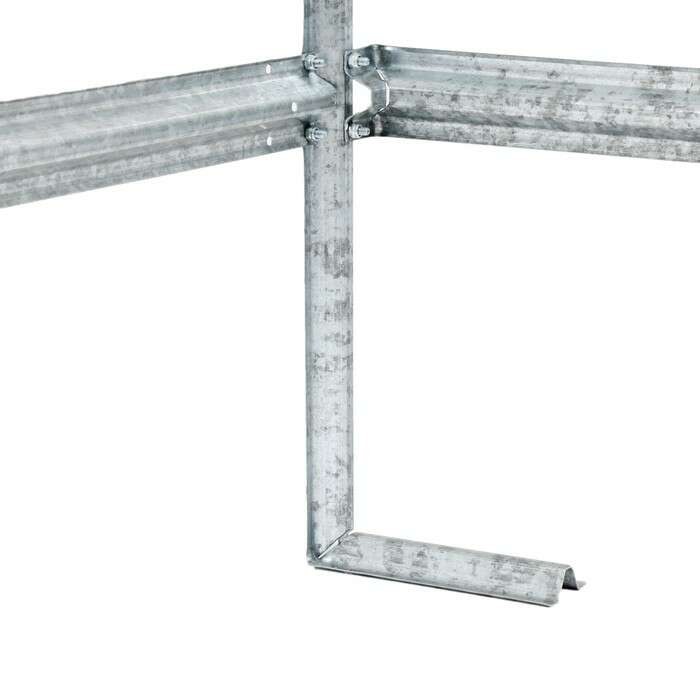 Парник «Агрощит», 4,15 × 1,04 × 1,21 м, стальной каркас, спанбонд 65 г/м² 