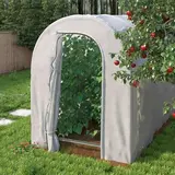 Чудотеплица «Сибирский агроном», 6 × 1,65 × 1,85 м, металл, профиль 14 × 22 мм, чехол из спанбонда  - фото 7