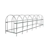 Чудотеплица «Сибирский агроном», 6 × 1,65 × 1,85 м, металл, профиль 14 × 22 мм, чехол из спанбонда  - фото 5