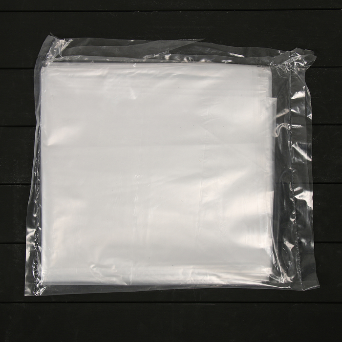 Плёнка полиэтиленовая, толщина 60 мкм, 3 × 5 м, рукав, прозрачная, 1 сорт, ГОСТ 10354-82 