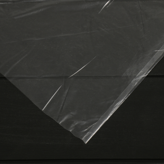 Плёнка полиэтиленовая, толщина 60 мкм, 3 × 10 м, рукав, прозрачная, 1 сорт, ГОСТ 10354-82 