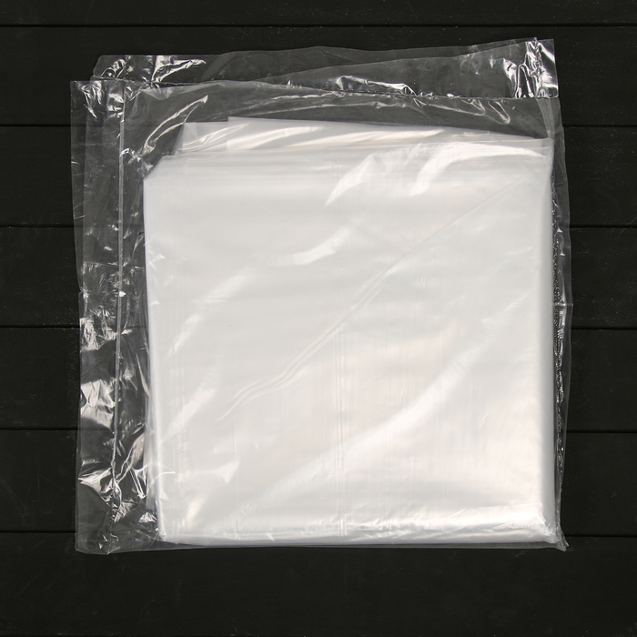 Плёнка полиэтиленовая, толщина 60 мкм, 3 × 10 м, рукав, прозрачная, 1 сорт, ГОСТ 10354-82 