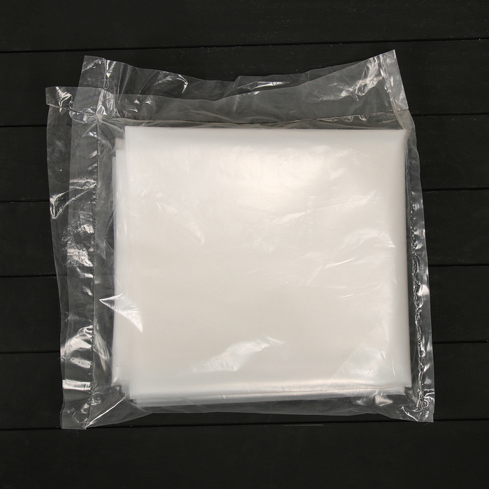 Плёнка полиэтиленовая, толщина 200 мкм, 3 × 5 м, рукав, прозрачная, 1 сорт, ГОСТ 10354-82 