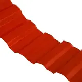 Лента бордюрная, 0.10 × 9 м, гофра, терракотовая  - фото 2