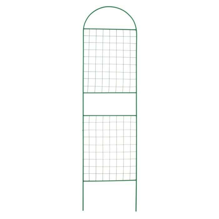 Шпалера, 191 × 50 × 1 см, металл, зелёная, «Сетка комбинированная» 