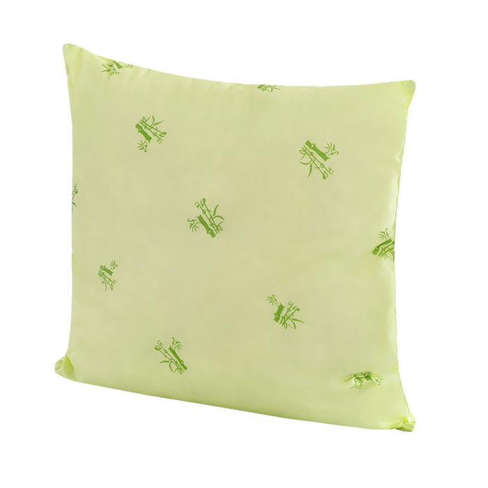 Подушка «Бамбук» ультрастеп 70х70 см, цвет зелёный, полиэфирное волокно, полиэстер 100% 