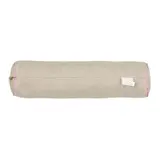 Подушка Валик 40х10 с лавандой и гречихой, лен 