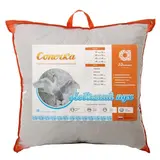 Подушка Адамас Сонечка Лебяжий пух 70х70 см, иск.лебяжий пух, п/э  - фото 3