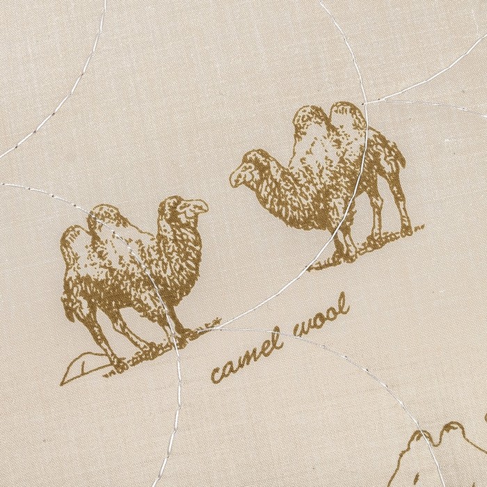 Подушка Адамас "Верблюжья шерсть", размер 70х70 см, чехол тик 