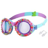 Очки для плавания, детские, цвет фиолетовый 