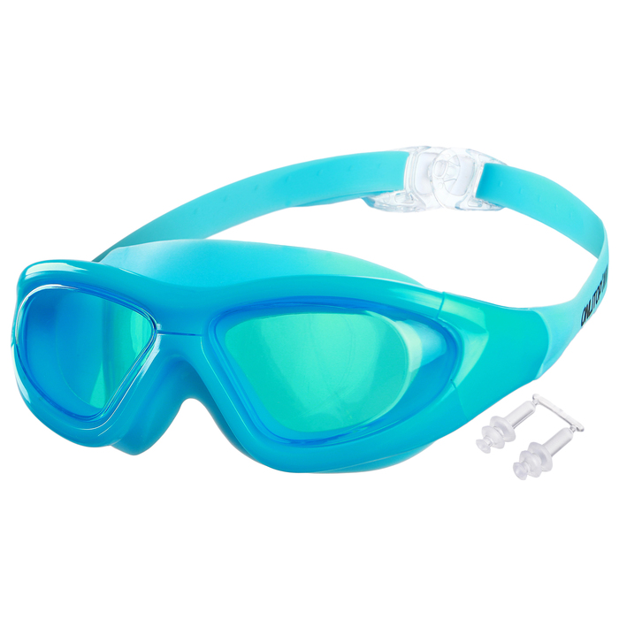 Набор для плавания, 2 предмета: очки, беруши, цвета МИКС 