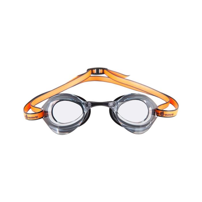 Очки для плавания стартовые Turbo Racer II, цвет чёрный/оранжевый 