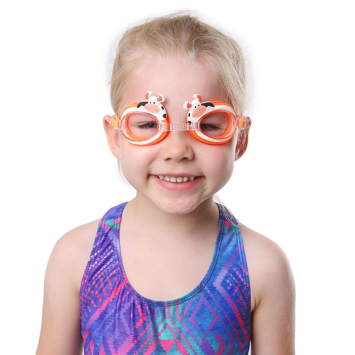 Очки для плавания, детские, цвета МИКС 
