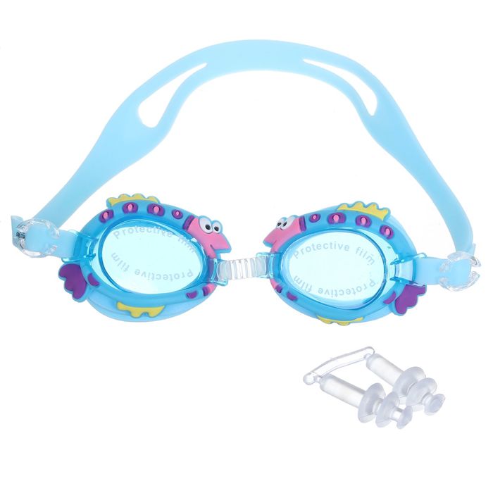 Очки для плавания, детские, цвета МИКС 