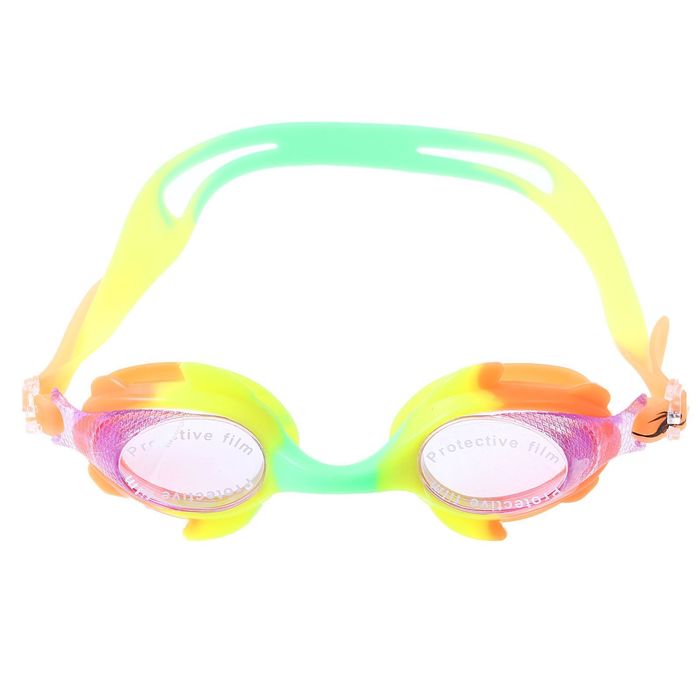 Очки для плавания, детские + беруши, цвета микс 