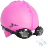 Набор для плавания, 2 предмета: очки, шапочка, цвета МИКС  - фото 19