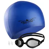 Набор для плавания, 2 предмета: очки, шапочка, цвета МИКС  - фото 11