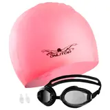 Набор для плавания, 2 предмета: очки, шапочка, цвета МИКС  - фото 13