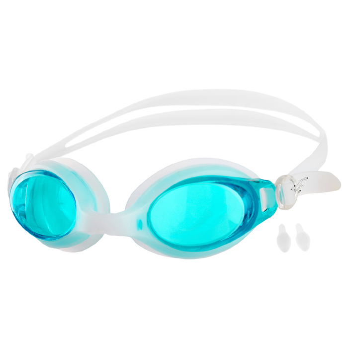 Очки для плавания + беруши F988, цвета микс 