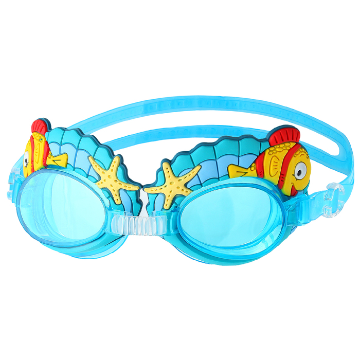 Набор «Ракушки», очки + шапочка для плавания 