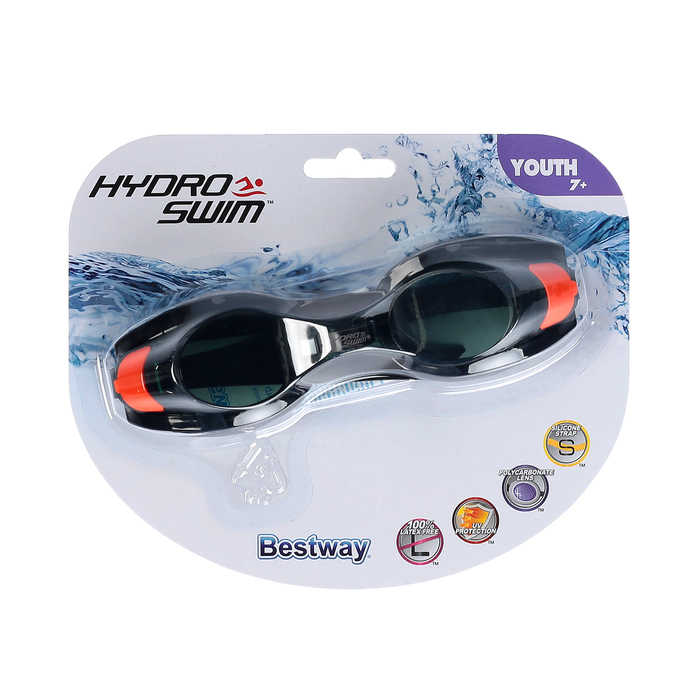 Очки для плавания Pro Racer, от 7 лет, цвет МИКС 