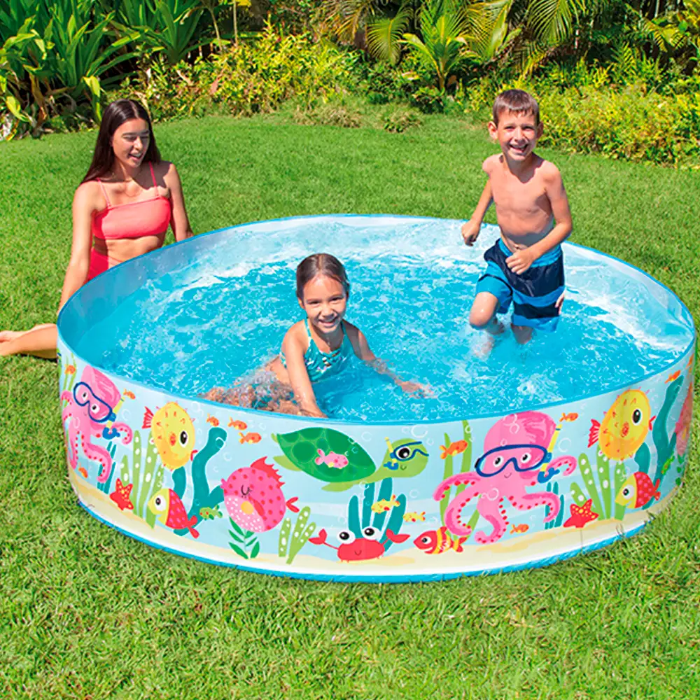 Бассейн с жёсткой стенкой детский Intex 56452NP - фото 2