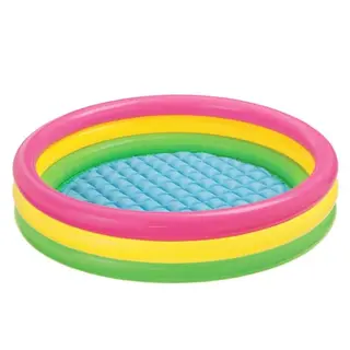 Детский надувной бассейн Intex 58924NP Радуга 86х25см, 51л