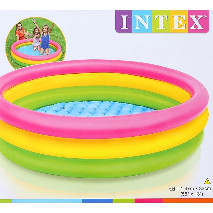 Бассейн надувной Intex «Радуга» (57422) - фото 2