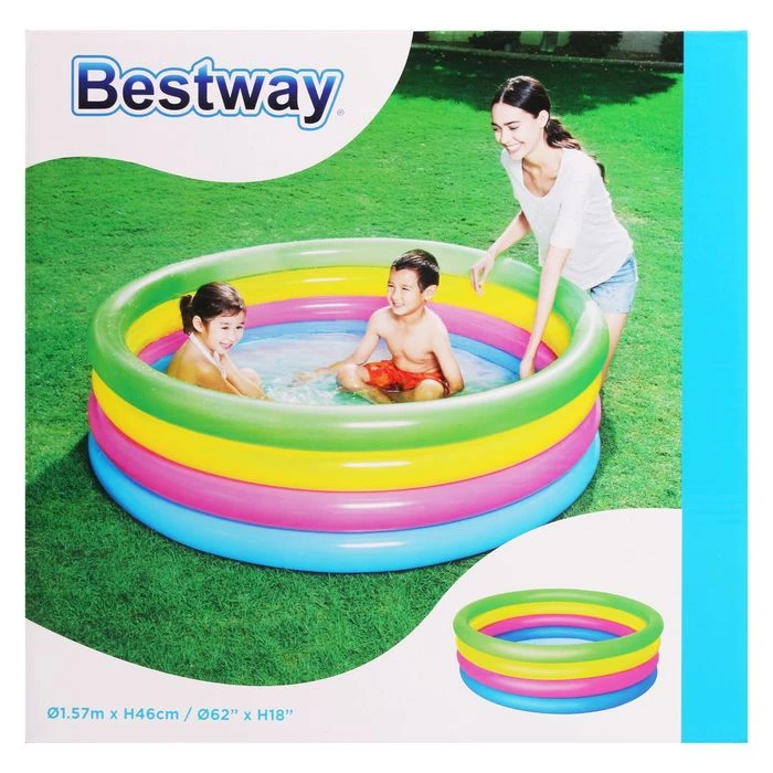 Бассейн надувной Bestway Радуга (51117) - фото 2