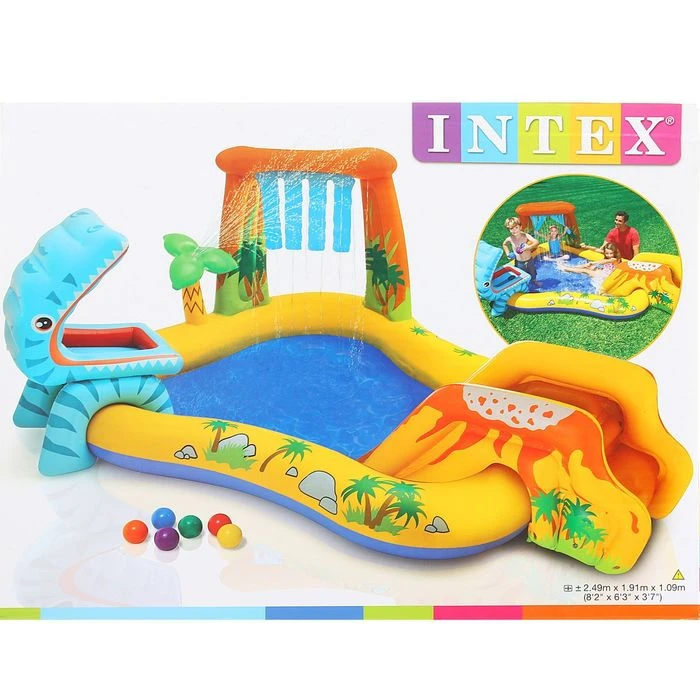 Игровой центр INTEX "Динозавр" с распылителем 57444NP  - фото 2