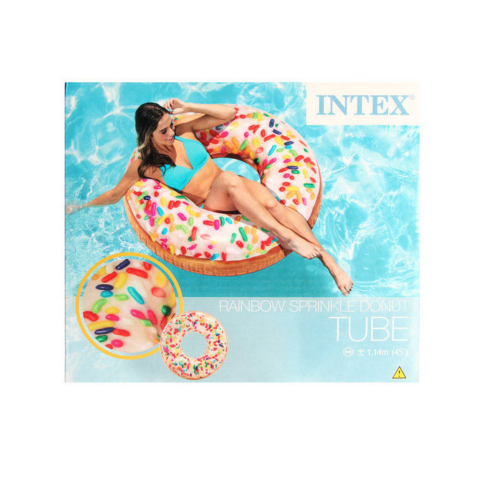 Круг для плавания «Пончик» d= 114 см, от 9+ 56263NP INTEX 
