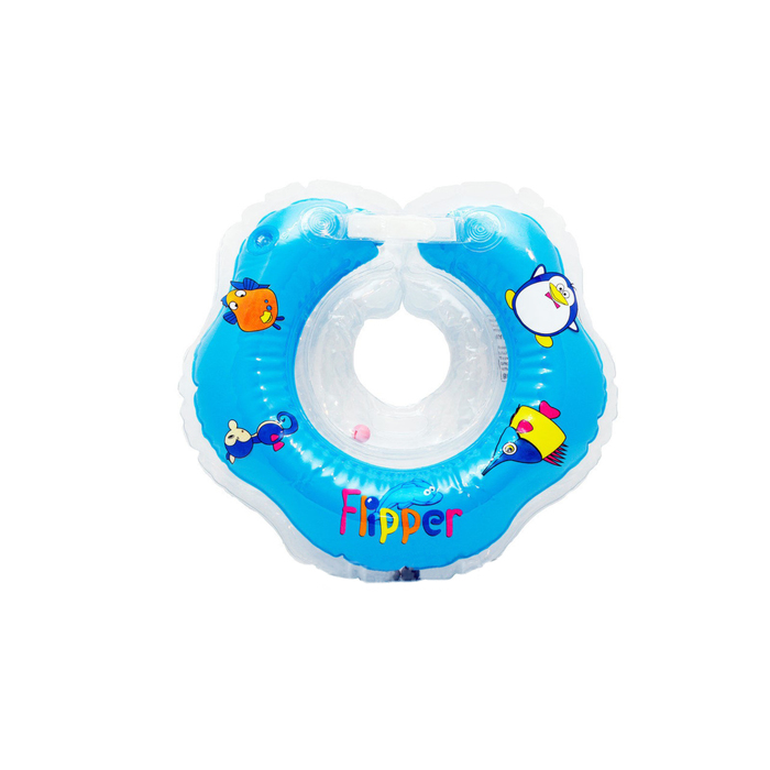 Круг на шею для купания малышей Flipper, цвет МИКС 