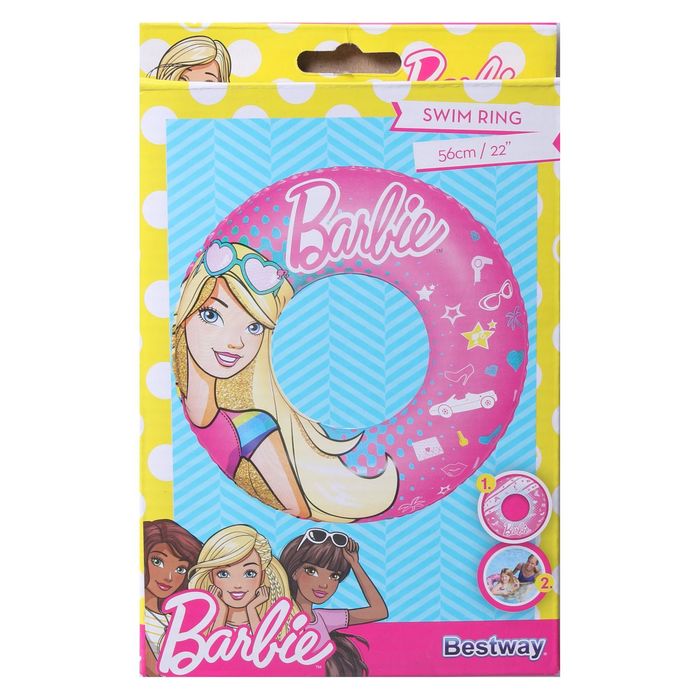 Круг для плавания Barbie 56 см, от 3-6 лет (93202) 