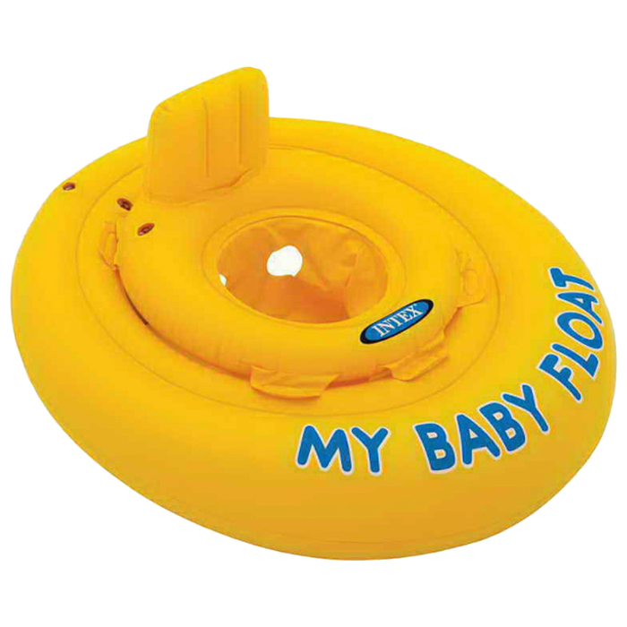 Круг для плавания с сиденьем My baby float, 70 см, от 6-12 месяцев 56585NP INTEX 