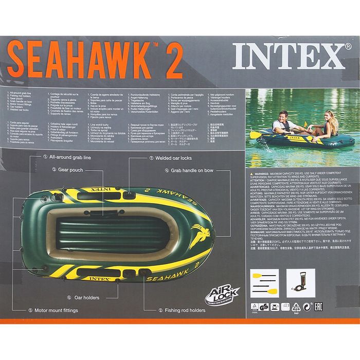 Лодка Seahawk 2 INTEX (68347NP)