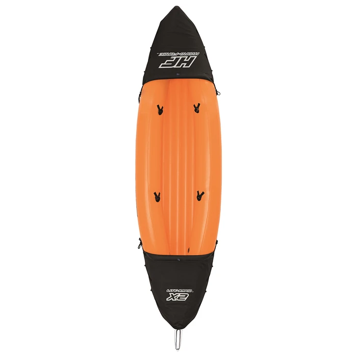 Байдарка Lite-Rapid X2 Kayak 2-х местная (весла 218 см) до 160 кг, 321х88х48 см  - фото 2