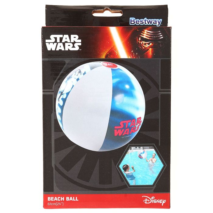 Мяч пляжный 61 см «Звёздные войны» от 2-х лет 