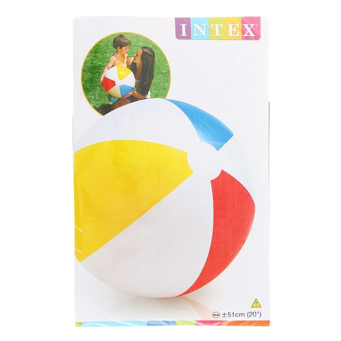 Мяч пляжный «Цветной», d=51 см, от 3 лет 59020NP INTEX 