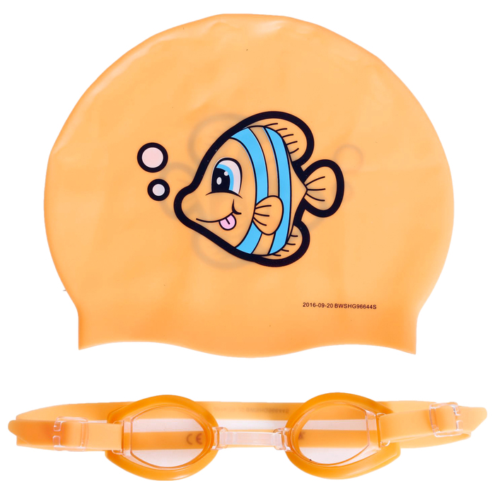 Набор для плавания, 2 предмета: шапочка, очки, от 7 лет, цвет МИКС Bestway 