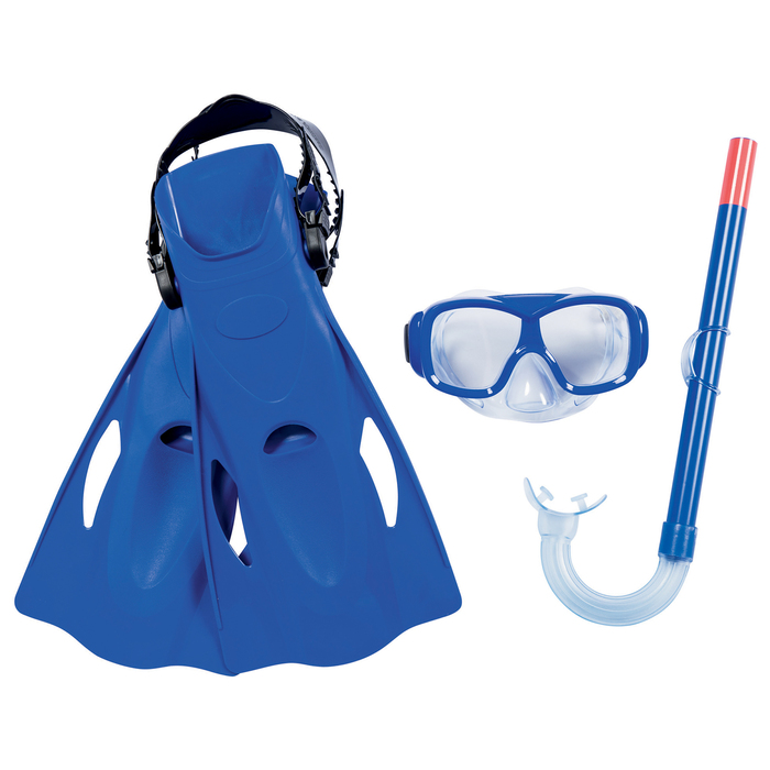 Набор для плавания Essential Freestyle(маск,труб,ласты р 37-41)в ассортименте,от 7 лет 25032 
