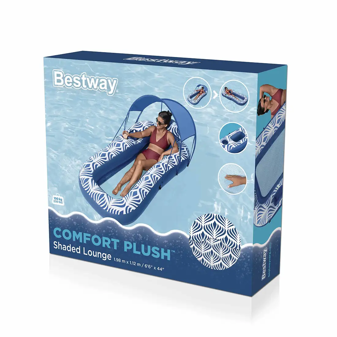 Надувной пляжный матрас Bestway 43732 