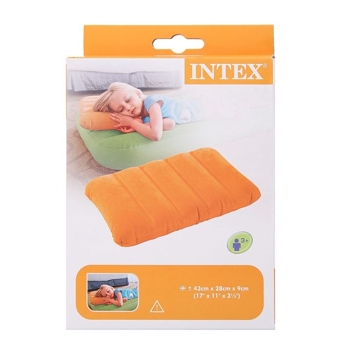 Универсальная цветная подушка, 43х28х9 см, МИКС 68676 INTEX 