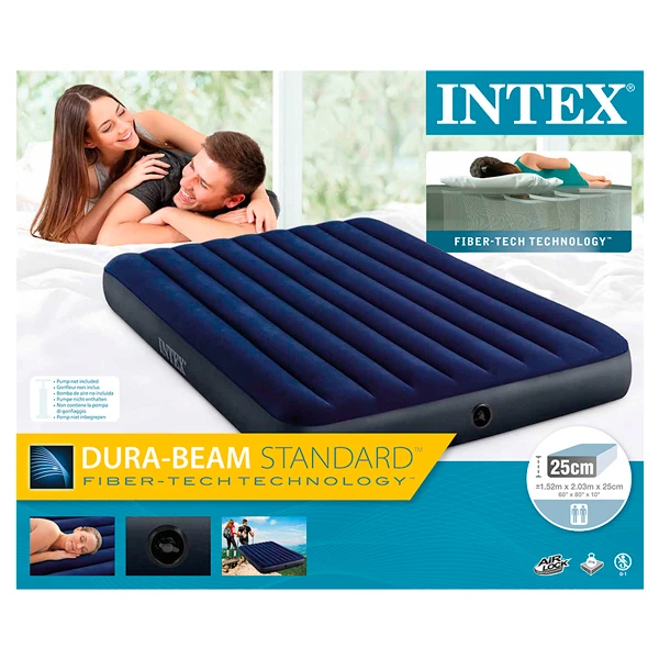 Матрас надувной INTEX 64759 Classic Downy Fiber-Tech - фото 3