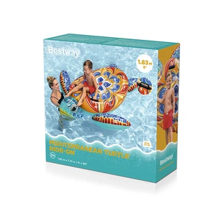 Надувная игрушка Bestway 41523 в форме черепахи для плавания 