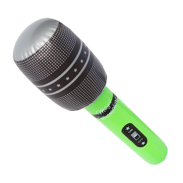 Mic magic. Зеленый микрофон ТНВ. Смешной микрофон. Надувной микрофон зеленый. Салатовый микрофон.