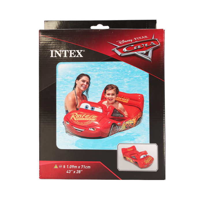 Игрушка надувная для плавания «Тачки» 109х71см, от 3-6 лет 58392NP INTEX 