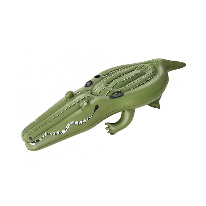 Игрушка надувная «Крокодил» для катания верхом, для взрослых 259х104 см 