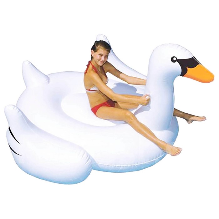 Игрушка надувная для плавания "Лебедь" 195х140 см 